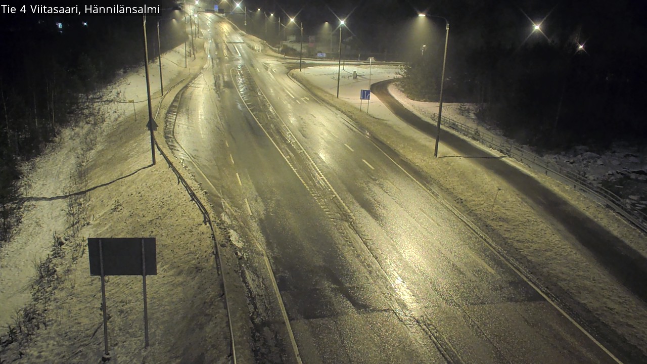 Weather Camera Image Road 4 Viitasaari Hännilänsalmi, Viitasaari, Keski-Suomi