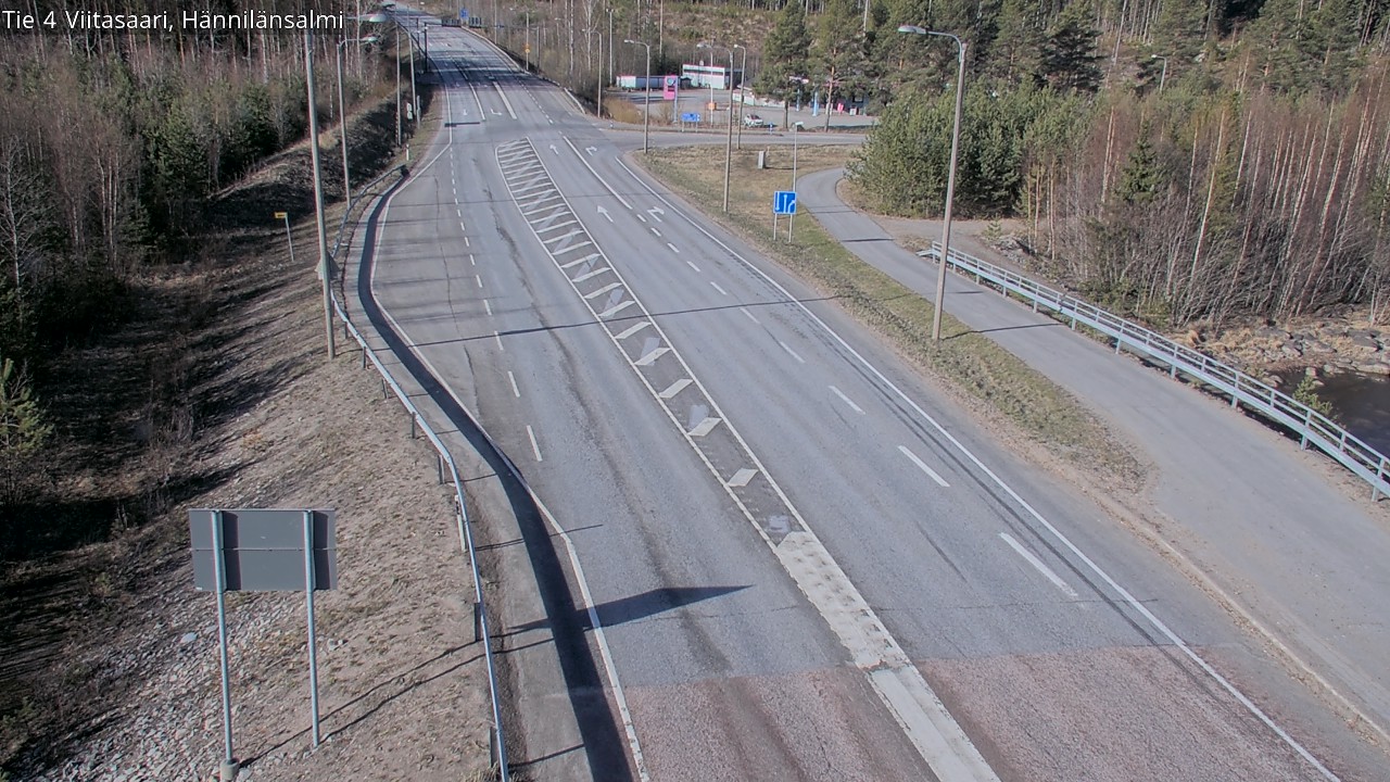 Weather Camera Image Väg 4 Viitasaari Hännilänsalmi, Viitasaari, Keski-Suomi