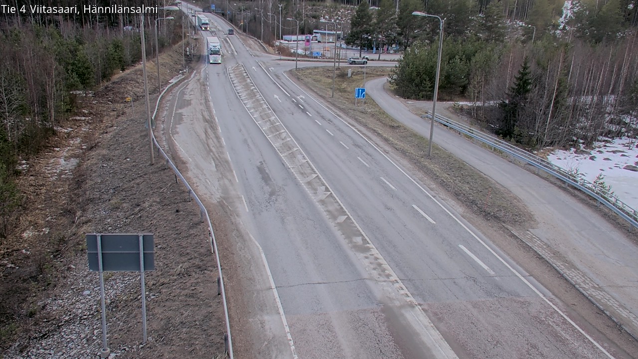 Weather Camera Image Road 4 Viitasaari Hännilänsalmi, Viitasaari, Keski-Suomi