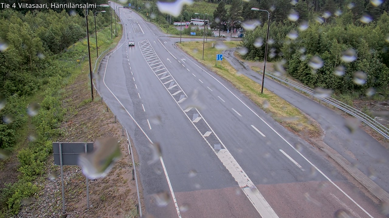 Weather Camera Image Väg 4 Viitasaari Hännilänsalmi, Viitasaari, Keski-Suomi
