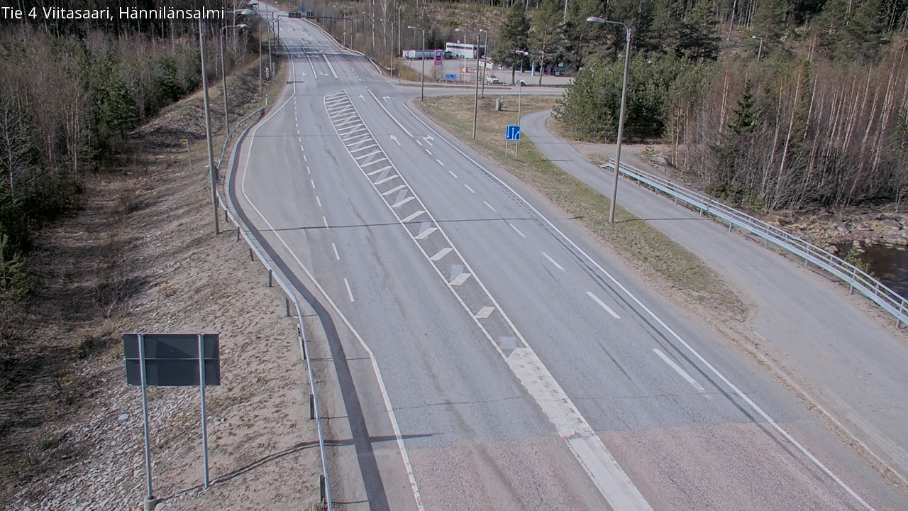 Weather Camera Image Väg 4 Viitasaari Hännilänsalmi, Viitasaari, Keski-Suomi