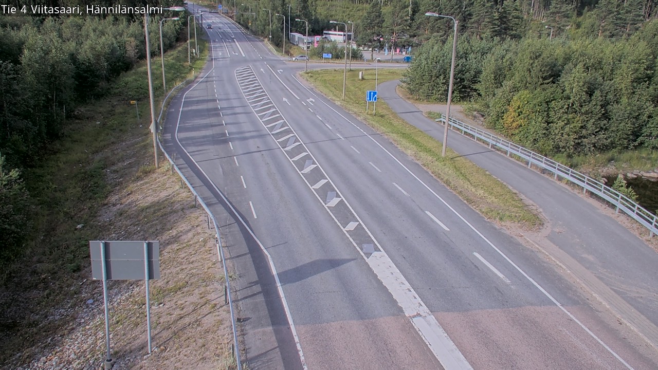 Weather Camera Image Road 4 Viitasaari Hännilänsalmi, Viitasaari, Keski-Suomi