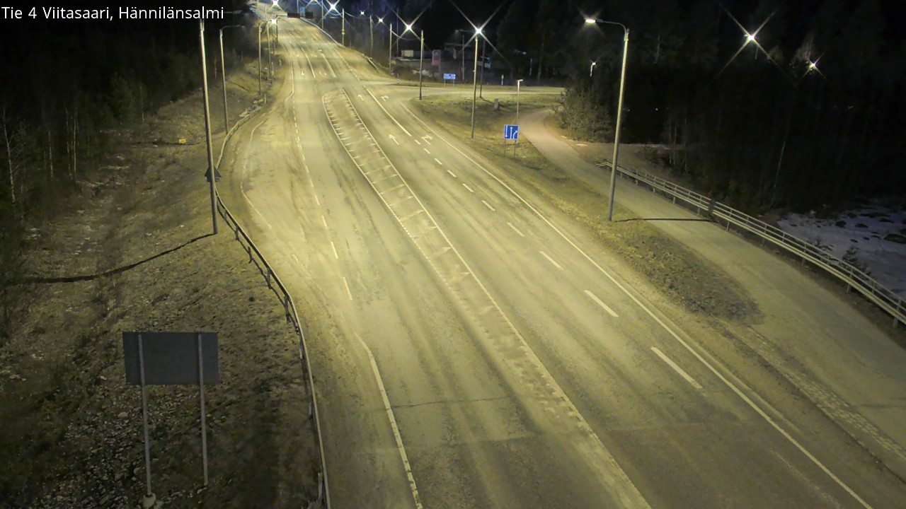 Weather Camera Image Road 4 Viitasaari Hännilänsalmi, Viitasaari, Keski-Suomi