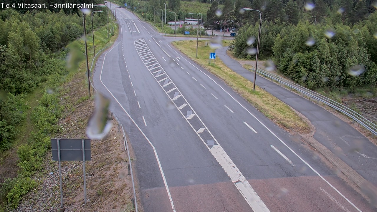 Weather Camera Image Road 4 Viitasaari Hännilänsalmi, Viitasaari, Keski-Suomi