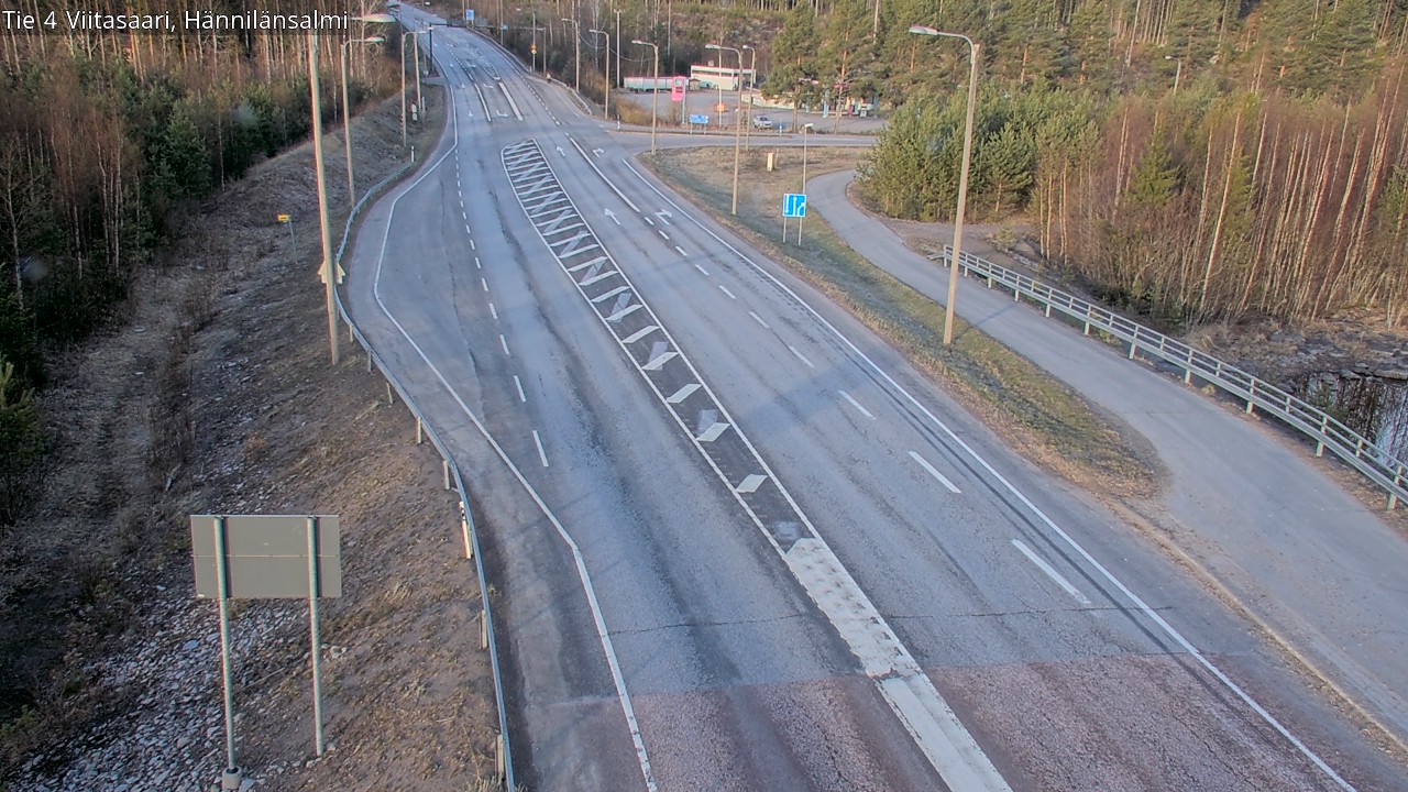 Weather Camera Image Väg 4 Viitasaari Hännilänsalmi, Viitasaari, Keski-Suomi