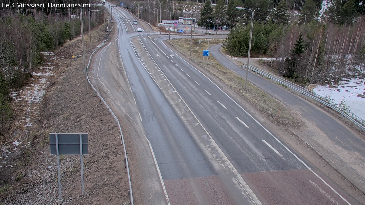Weather Camera Image Väg 4 Viitasaari Hännilänsalmi, Viitasaari, Keski-Suomi