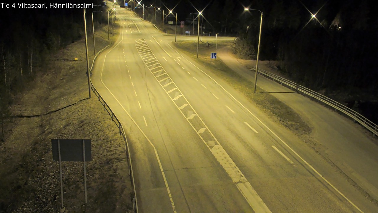 Weather Camera Image Väg 4 Viitasaari Hännilänsalmi, Viitasaari, Keski-Suomi