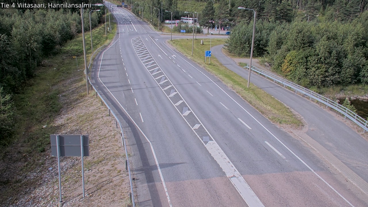 Weather Camera Image Road 4 Viitasaari Hännilänsalmi, Viitasaari, Keski-Suomi