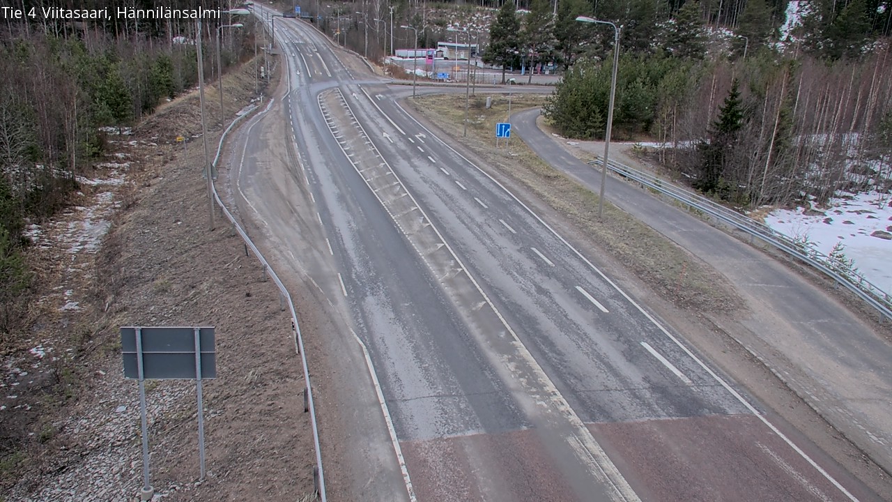 Weather Camera Image Väg 4 Viitasaari Hännilänsalmi, Viitasaari, Keski-Suomi