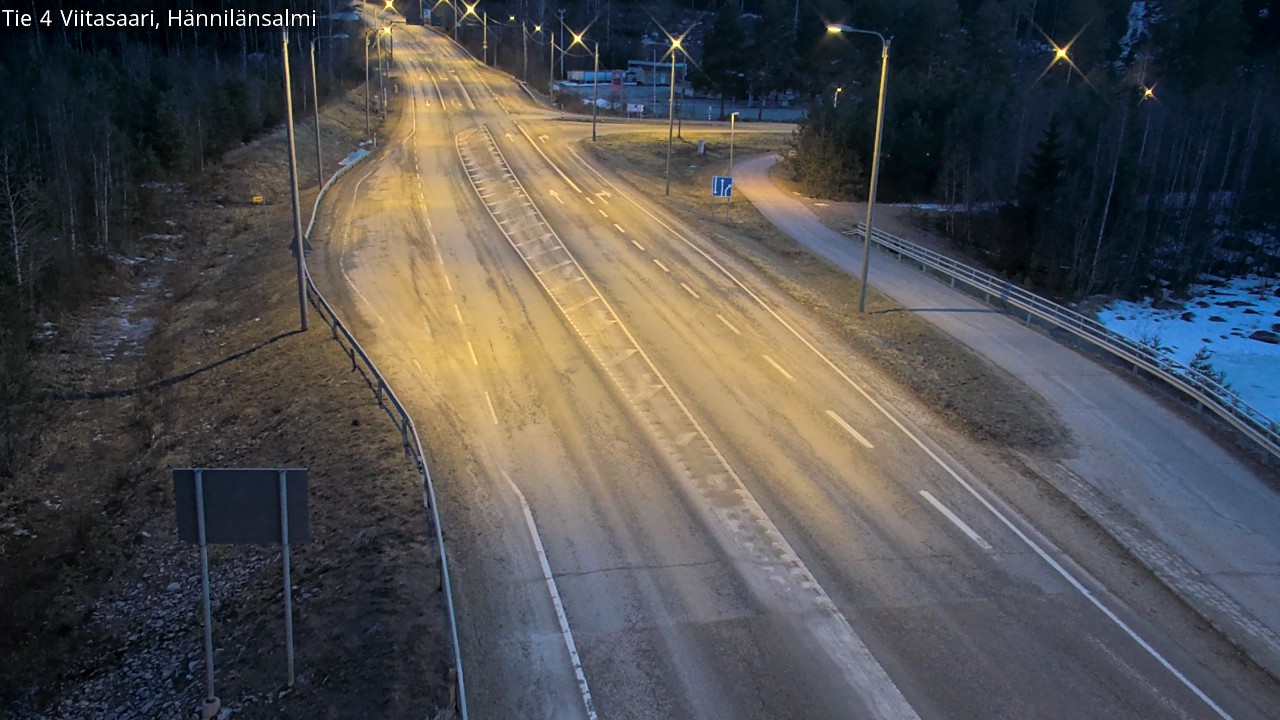Weather Camera Image Road 4 Viitasaari Hännilänsalmi, Viitasaari, Keski-Suomi