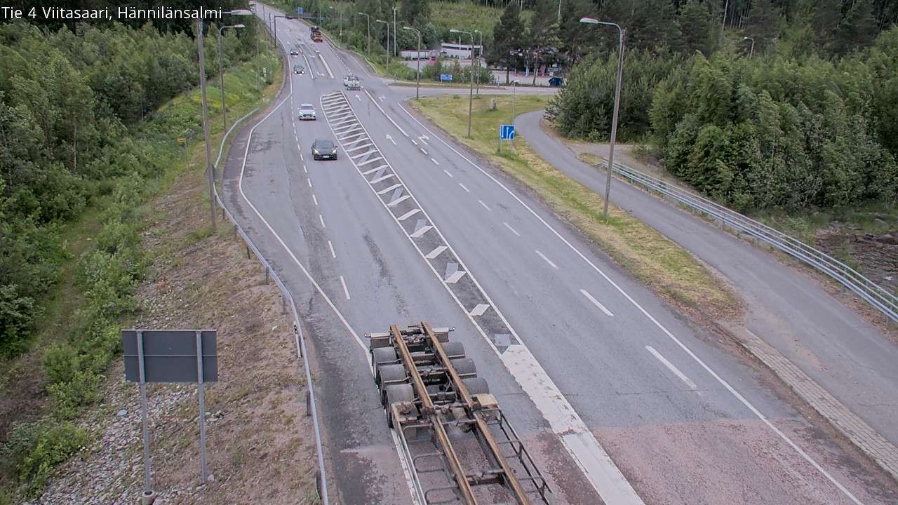 Weather Camera Image Väg 4 Viitasaari Hännilänsalmi, Viitasaari, Keski-Suomi