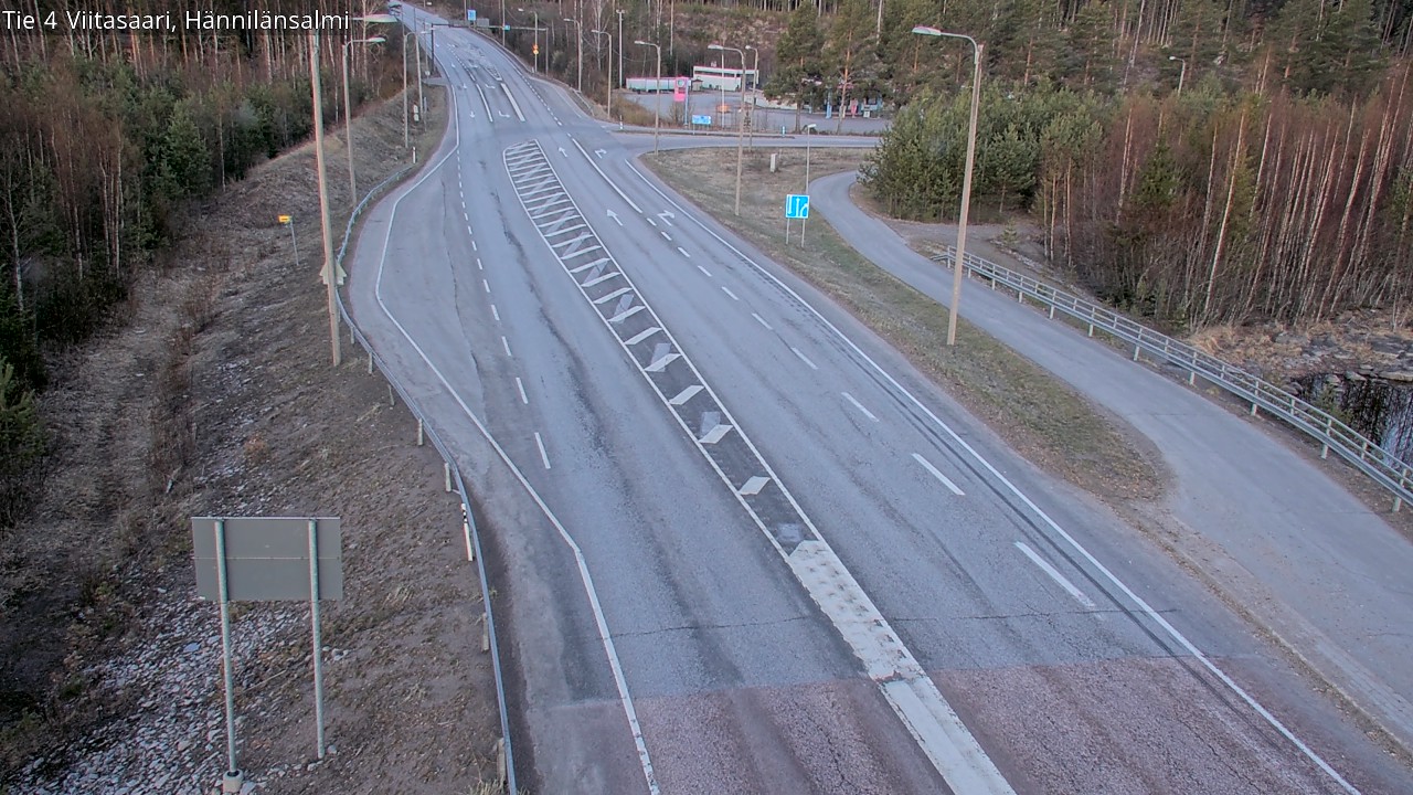 Weather Camera Image Väg 4 Viitasaari Hännilänsalmi, Viitasaari, Keski-Suomi