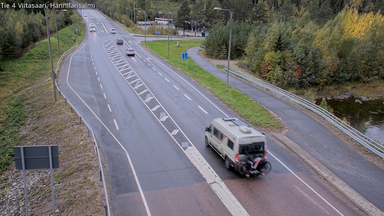 Weather Camera Image Road 4 Viitasaari Hännilänsalmi, Viitasaari, Keski-Suomi