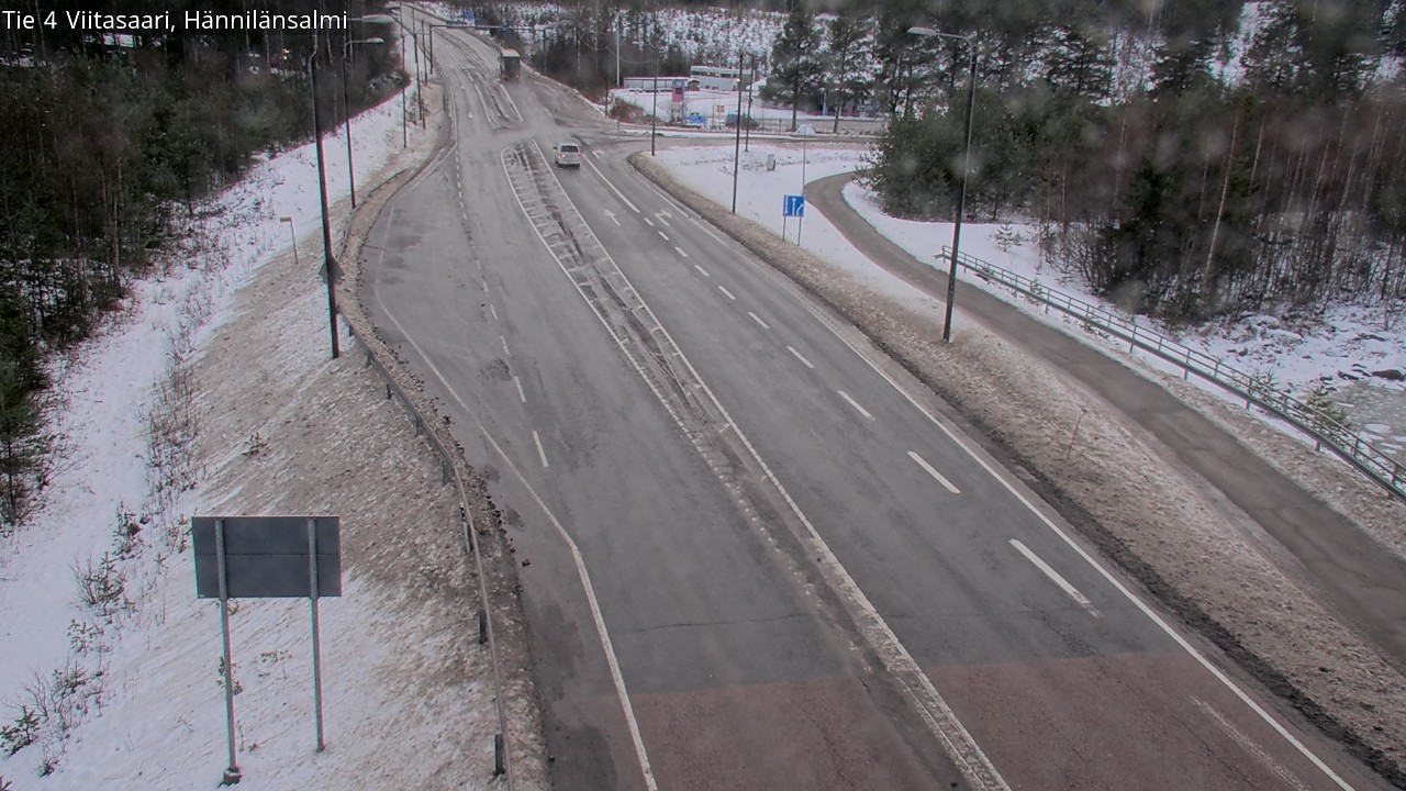 Weather Camera Image Väg 4 Viitasaari Hännilänsalmi, Viitasaari, Keski-Suomi