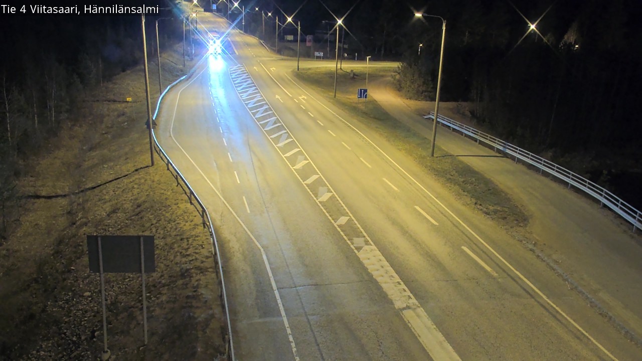 Weather Camera Image Väg 4 Viitasaari Hännilänsalmi, Viitasaari, Keski-Suomi