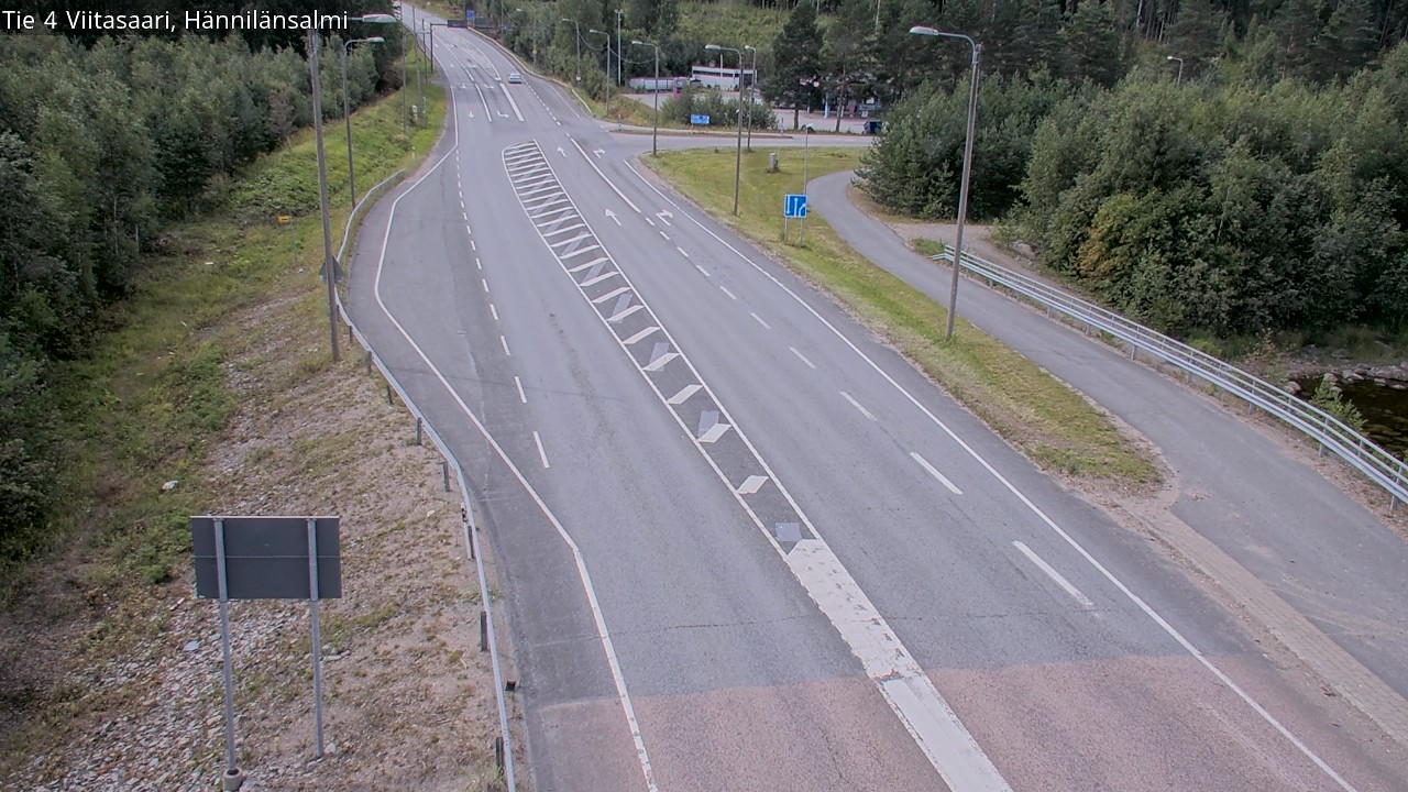 Weather Camera Image Road 4 Viitasaari Hännilänsalmi, Viitasaari, Keski-Suomi