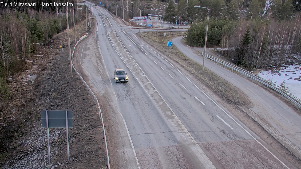 Weather Camera Image Road 4 Viitasaari Hännilänsalmi, Viitasaari, Keski-Suomi