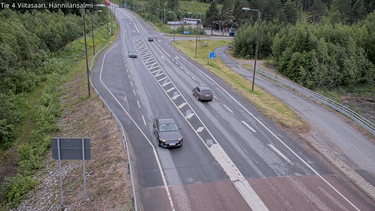 Weather Camera Image Väg 4 Viitasaari Hännilänsalmi, Viitasaari, Keski-Suomi