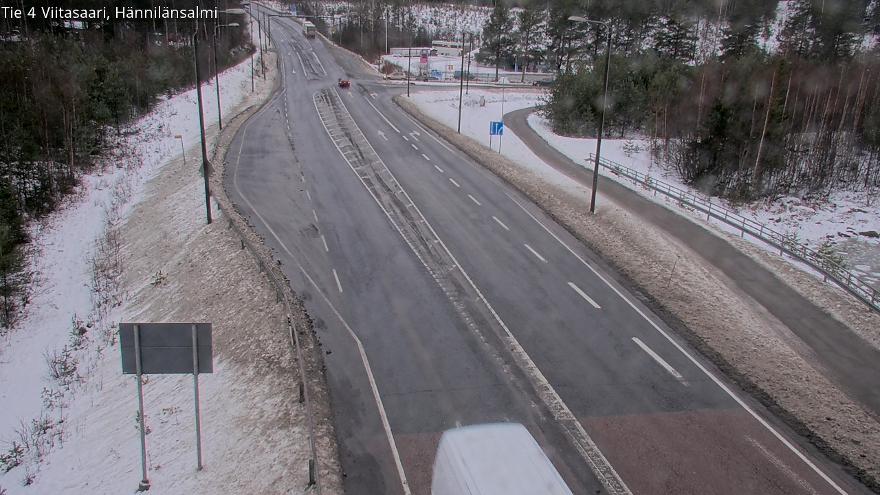 Weather Camera Image Väg 4 Viitasaari Hännilänsalmi, Viitasaari, Keski-Suomi