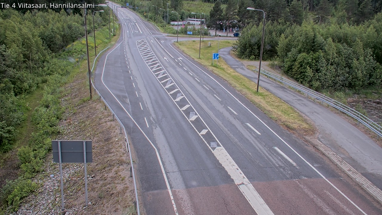 Weather Camera Image Väg 4 Viitasaari Hännilänsalmi, Viitasaari, Keski-Suomi