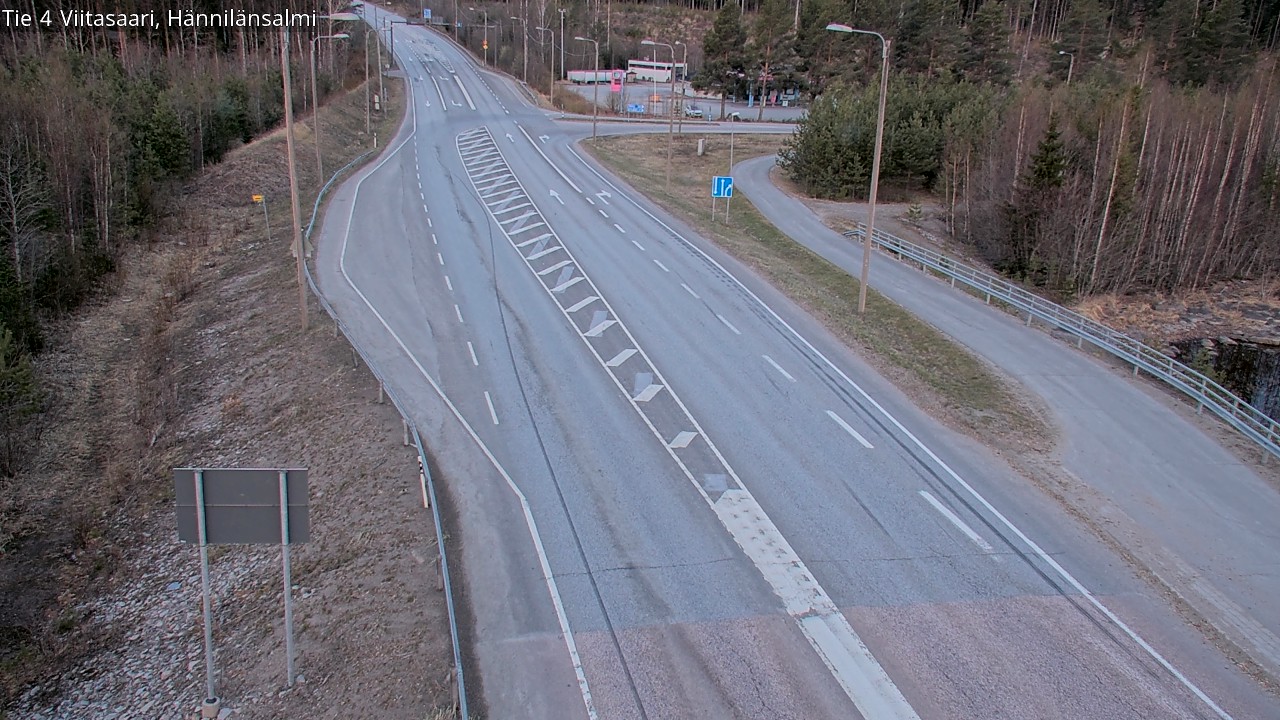 Weather Camera Image Road 4 Viitasaari Hännilänsalmi, Viitasaari, Keski-Suomi