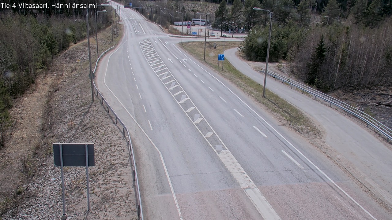 Weather Camera Image Väg 4 Viitasaari Hännilänsalmi, Viitasaari, Keski-Suomi