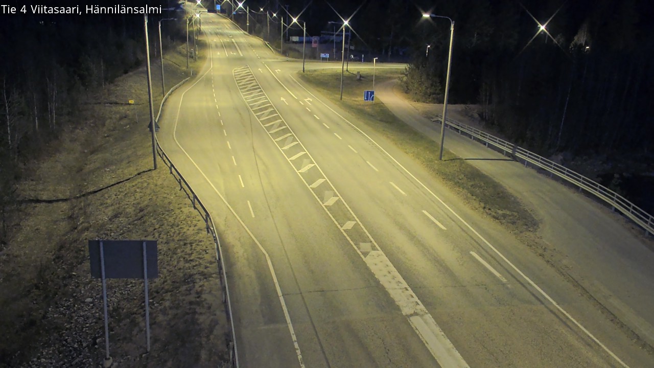 Weather Camera Image Väg 4 Viitasaari Hännilänsalmi, Viitasaari, Keski-Suomi