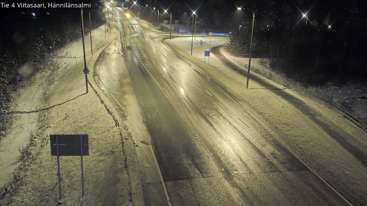 Weather Camera Image Road 4 Viitasaari Hännilänsalmi, Viitasaari, Keski-Suomi