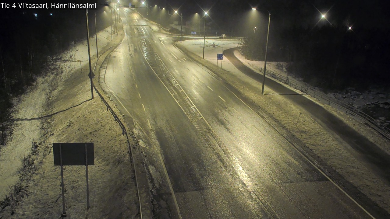 Weather Camera Image Väg 4 Viitasaari Hännilänsalmi, Viitasaari, Keski-Suomi