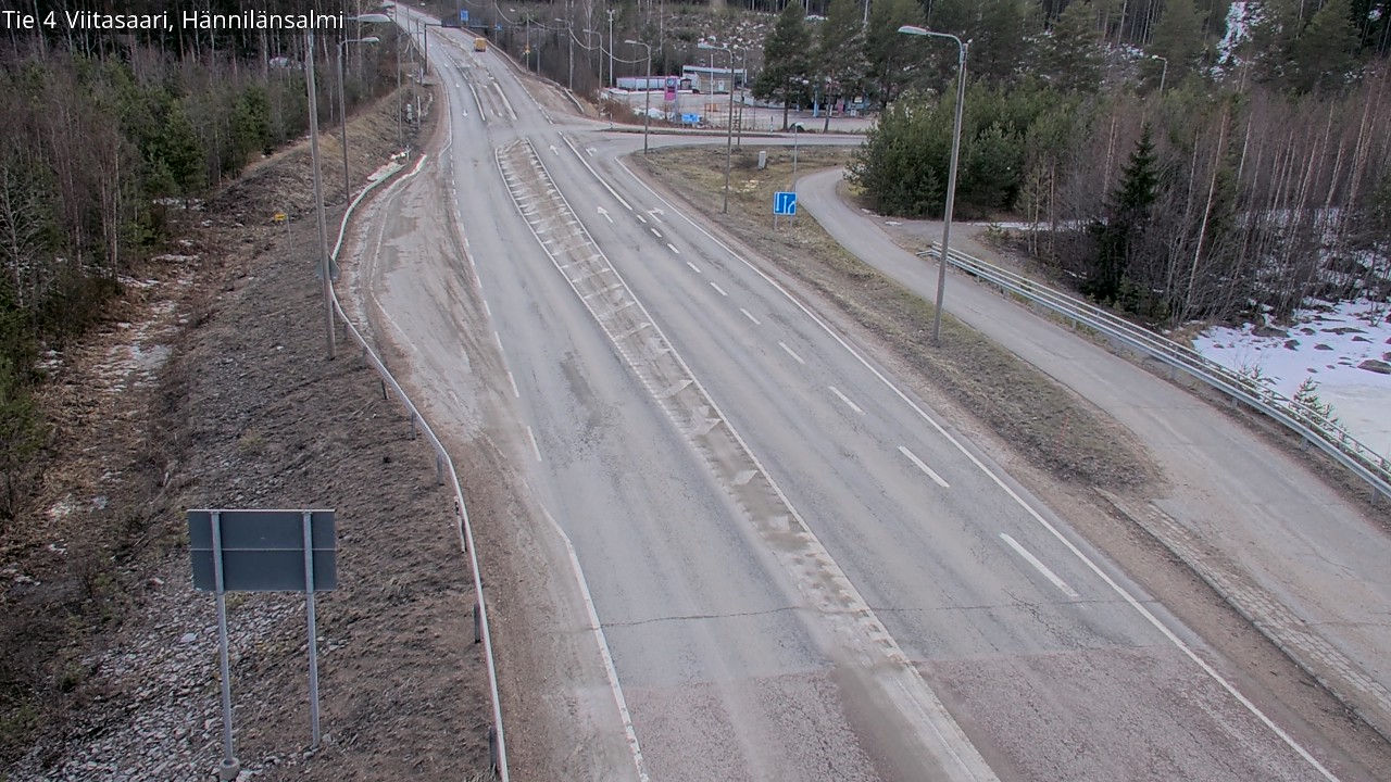 Weather Camera Image Road 4 Viitasaari Hännilänsalmi, Viitasaari, Keski-Suomi