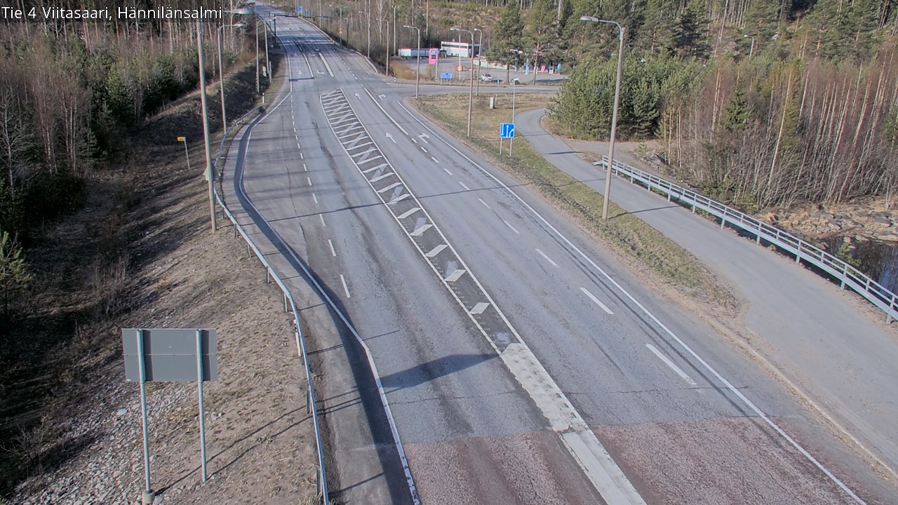 Weather Camera Image Väg 4 Viitasaari Hännilänsalmi, Viitasaari, Keski-Suomi