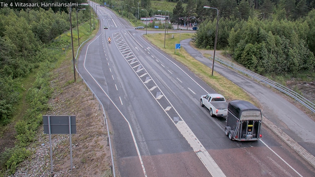 Weather Camera Image Väg 4 Viitasaari Hännilänsalmi, Viitasaari, Keski-Suomi