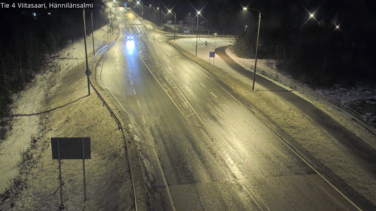 Weather Camera Image Väg 4 Viitasaari Hännilänsalmi, Viitasaari, Keski-Suomi