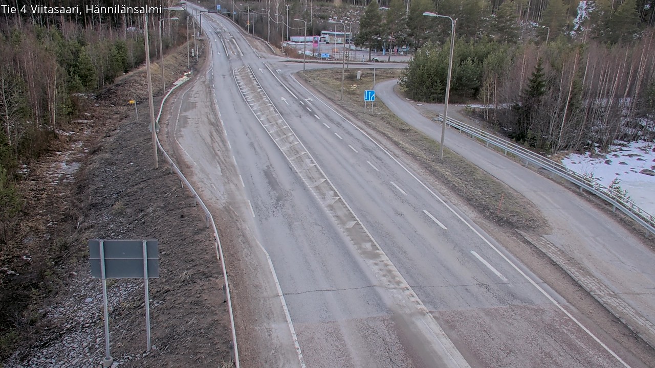 Weather Camera Image Road 4 Viitasaari Hännilänsalmi, Viitasaari, Keski-Suomi