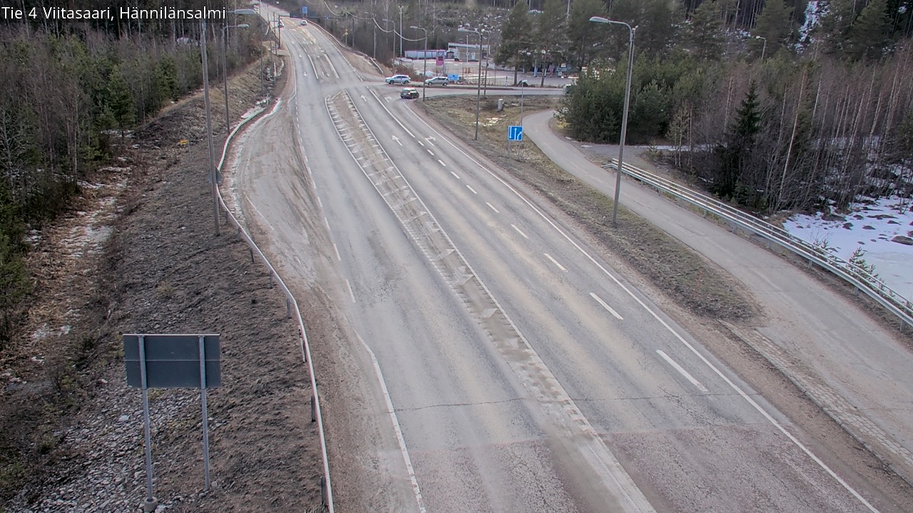 Weather Camera Image Väg 4 Viitasaari Hännilänsalmi, Viitasaari, Keski-Suomi