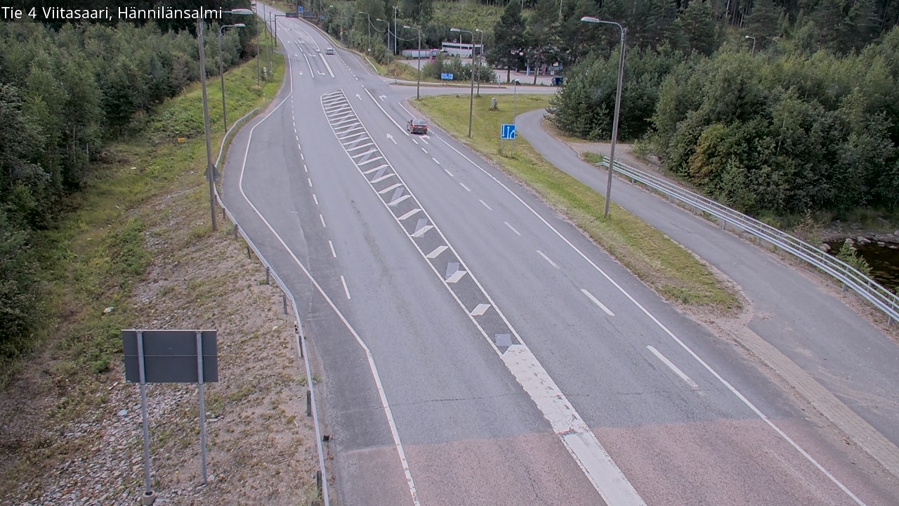 Weather Camera Image Road 4 Viitasaari Hännilänsalmi, Viitasaari, Keski-Suomi