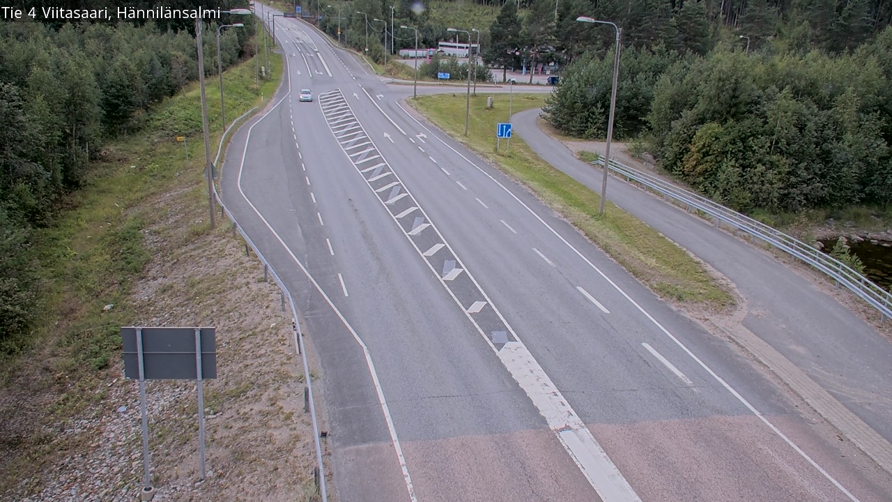 Weather Camera Image Road 4 Viitasaari Hännilänsalmi, Viitasaari, Keski-Suomi