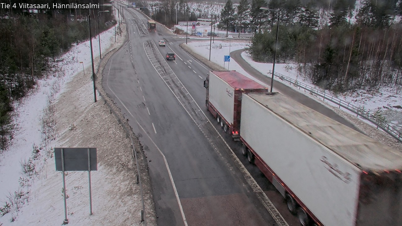 Weather Camera Image Väg 4 Viitasaari Hännilänsalmi, Viitasaari, Keski-Suomi