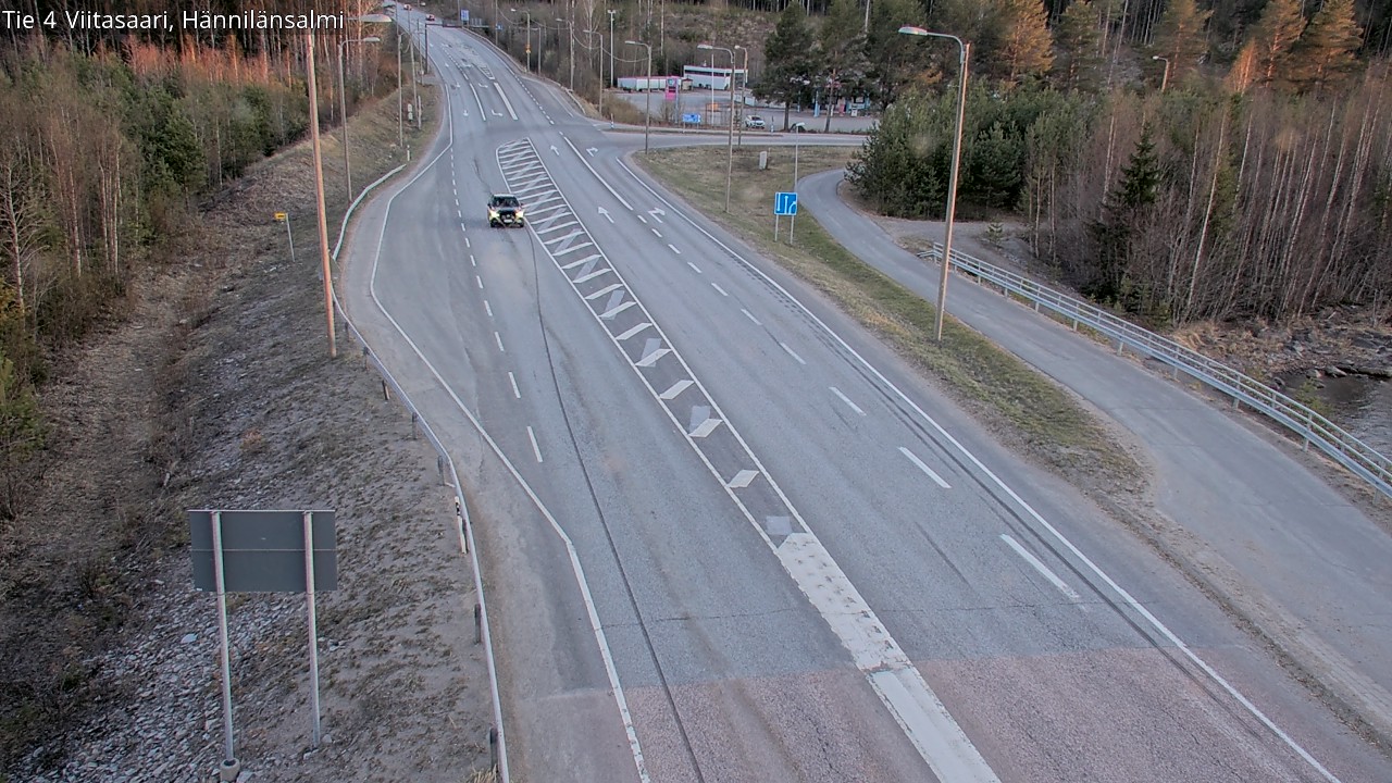 Weather Camera Image Väg 4 Viitasaari Hännilänsalmi, Viitasaari, Keski-Suomi
