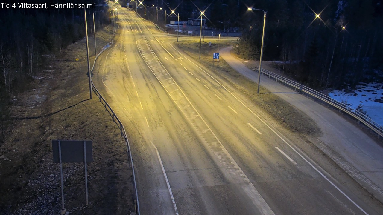 Weather Camera Image Road 4 Viitasaari Hännilänsalmi, Viitasaari, Keski-Suomi