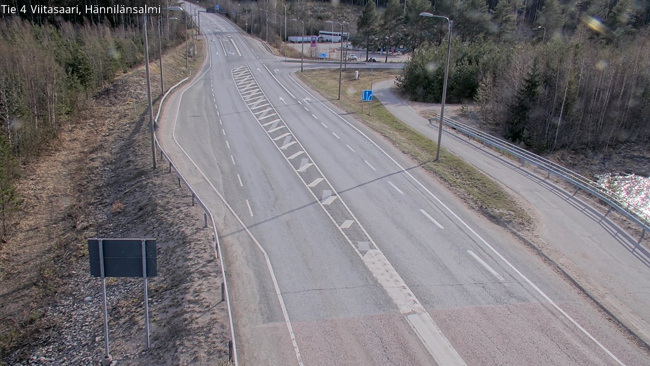 Weather Camera Image Väg 4 Viitasaari Hännilänsalmi, Viitasaari, Keski-Suomi