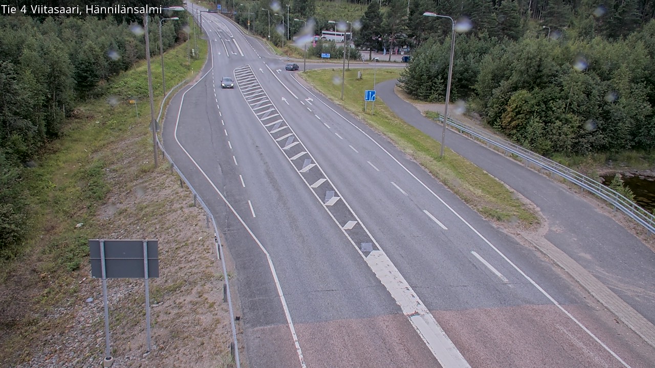 Weather Camera Image Väg 4 Viitasaari Hännilänsalmi, Viitasaari, Keski-Suomi