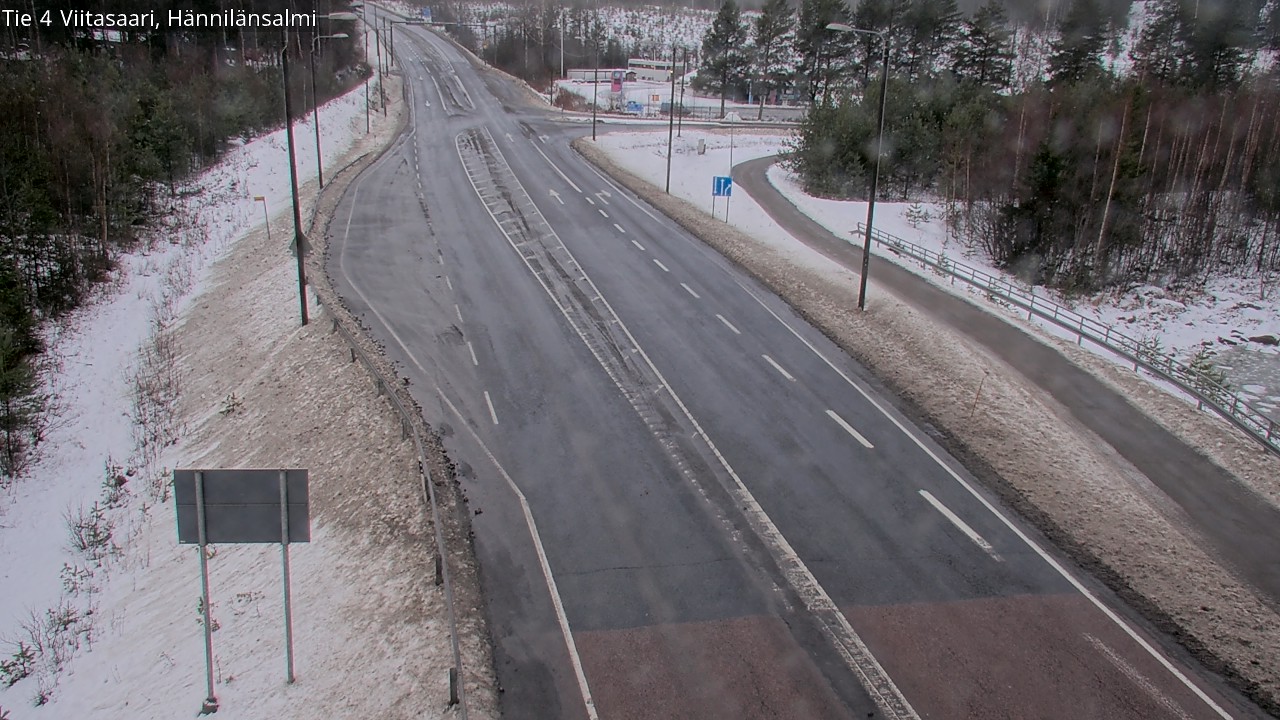 Weather Camera Image Väg 4 Viitasaari Hännilänsalmi, Viitasaari, Keski-Suomi