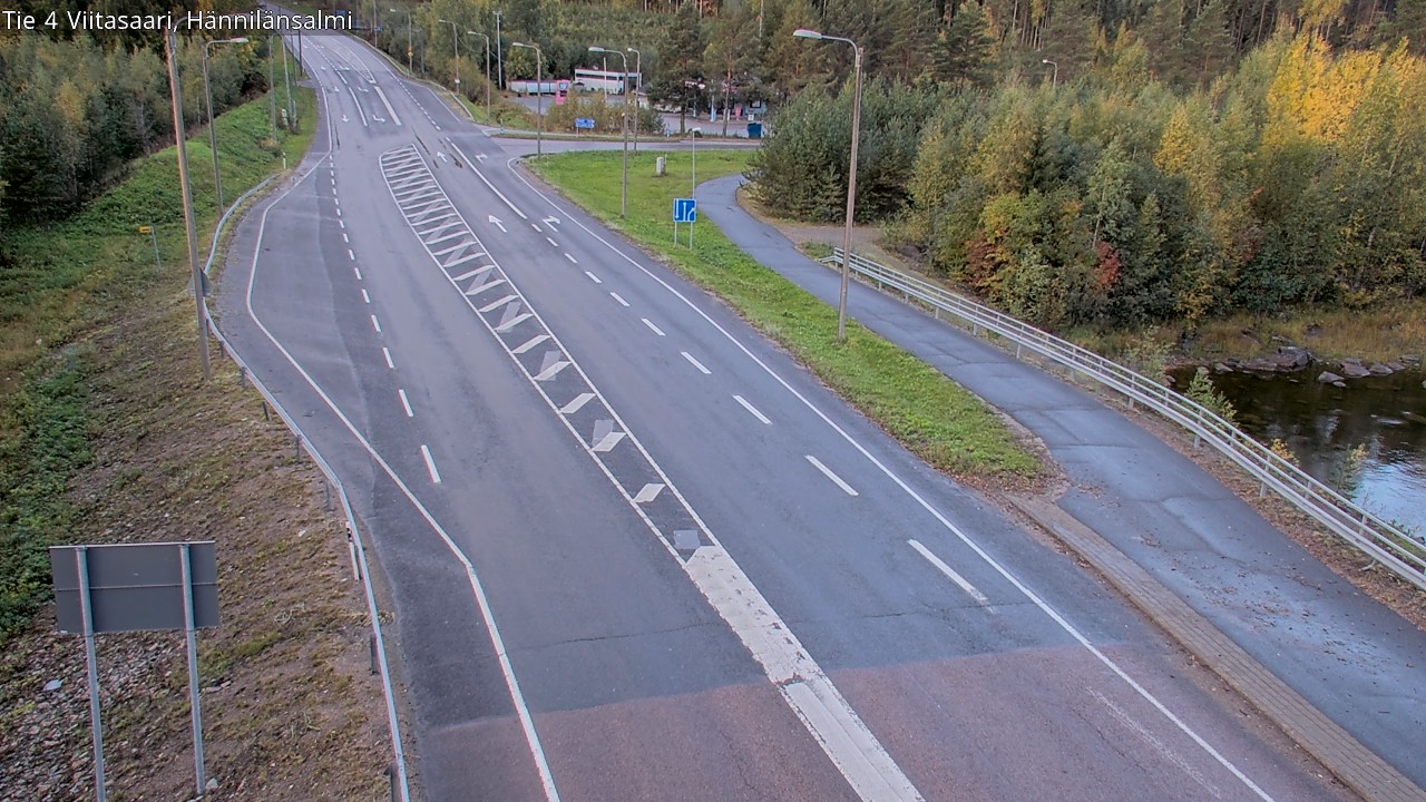 Weather Camera Image Road 4 Viitasaari Hännilänsalmi, Viitasaari, Keski-Suomi