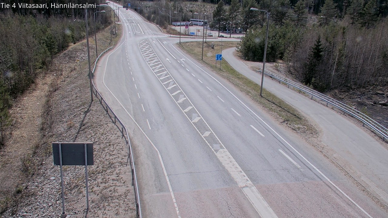Weather Camera Image Väg 4 Viitasaari Hännilänsalmi, Viitasaari, Keski-Suomi