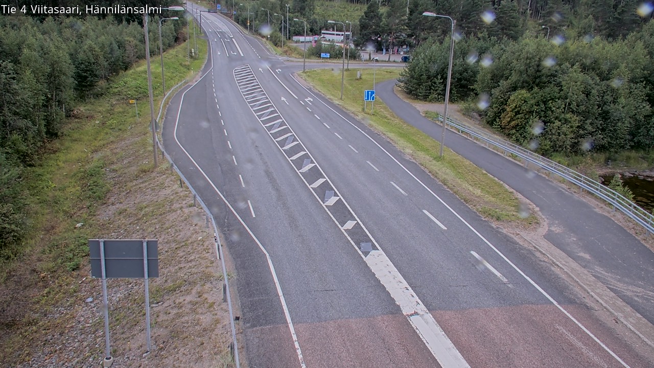 Weather Camera Image Väg 4 Viitasaari Hännilänsalmi, Viitasaari, Keski-Suomi
