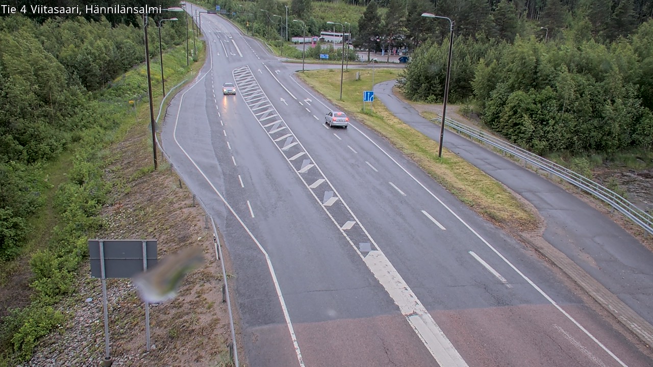 Weather Camera Image Väg 4 Viitasaari Hännilänsalmi, Viitasaari, Keski-Suomi