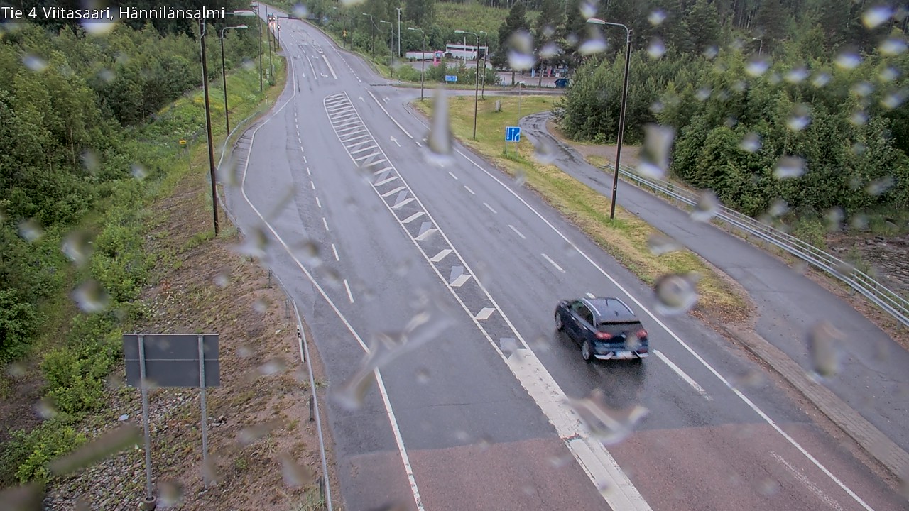 Weather Camera Image Väg 4 Viitasaari Hännilänsalmi, Viitasaari, Keski-Suomi