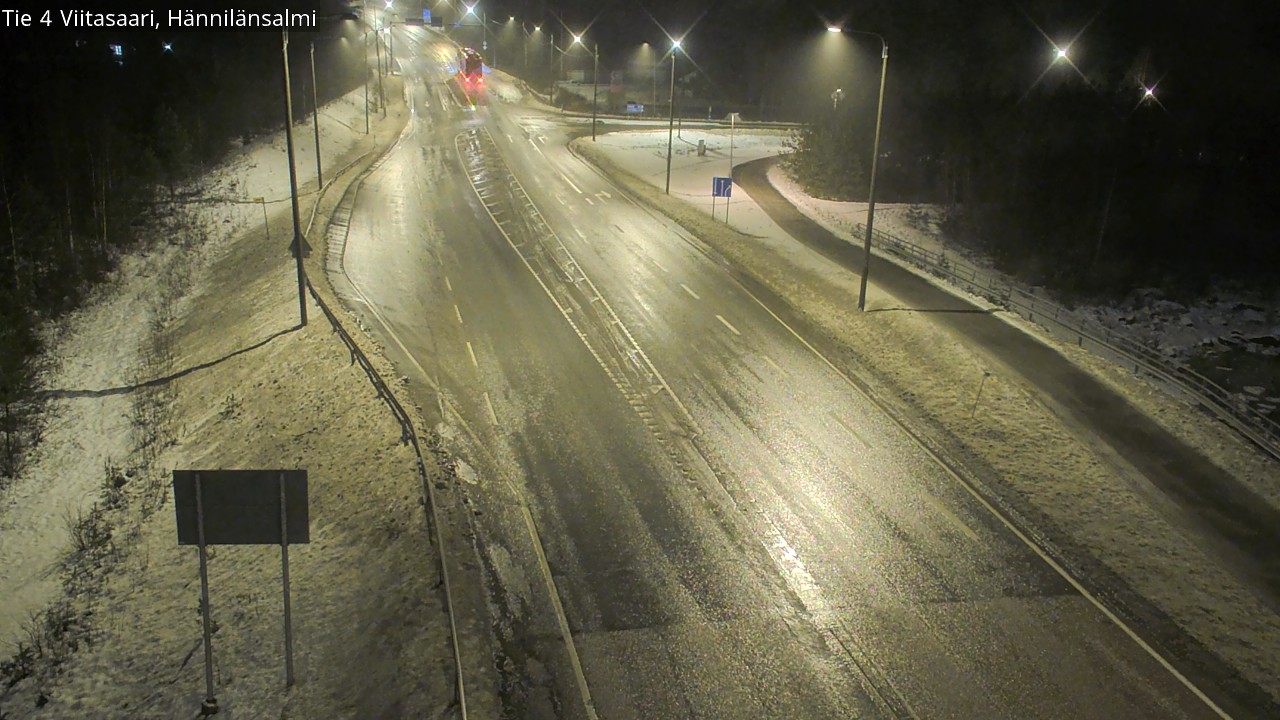Weather Camera Image Väg 4 Viitasaari Hännilänsalmi, Viitasaari, Keski-Suomi