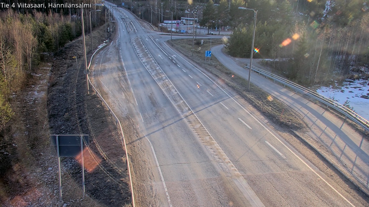 Weather Camera Image Road 4 Viitasaari Hännilänsalmi, Viitasaari, Keski-Suomi